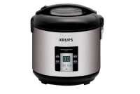 KRUPS RK7009 4-in-1 Slow Cooker 5-Cup Rice Cooker Steamer and Oatmeal Cooker with Stainless Steel, Silver and Black KRUPS RK7009 4-in-1 Slow Cooker 5-Cup Rice Cooker Steamer and Oatmeal Cooker with Stainless Steel, Silver and Black