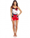 Hello Kitty Women's Big Kitty Graphic Short Set