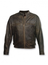 Milwaukee Motorcycle Clothing Company Men's Crazy Horse Jacket (Distressed Black, X-Large) Milwaukee Motorcycle Clothing Company Men's Crazy Horse Jacket (Distressed Black, X-Large)