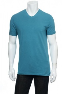 Alfani Slate Teal (teal blue) SS V-Neck T-Shirt Alfani Slate Teal (teal blue) SS V-Neck T-Shirt