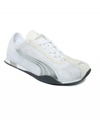 The relaunch of a minimal and lightweight classic. Puma's H-Street+ NM sneakers are inspired by the original 2003 collection. The relaunch of a minimal and lightweight classic. Puma's H-Street+ NM sneakers are inspired by the original 2003 collection.