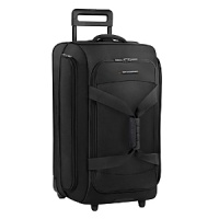Separate clothing and gear with the 2-in-1 design of Briggs & Riley rolling duffle with its dual compartment. Side panels fold down for easy storage in small spaces. Tuff-lite fabric is strong, lightweight and abrasion resistant. Outsider® handle for wrinkle-free-flat packing. Separate clothing and gear with the 2-in-1 design of Briggs & Riley rolling duffle with its dual compartment. Side panels fold down for easy storage in small spaces. Tuff-lite fabric is strong, lightweight and abrasion resistant. Outsider® handle for wrinkle-free-flat packing.