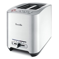 This smart toaster has a unique feature developed in response to consumer research - you can add just a touch of extra toasting time by pressing the A Bit More button. The bagel setting toasts only on one side for the ultimate soft/crispy result. With brushed stainless steel housing and a streamlined, soft-edged shape, this toaster looks great on the countertop. This smart toaster has a unique feature developed in response to consumer research - you can add just a touch of extra toasting time by pressing the A Bit More button. The bagel setting toasts only on one side for the ultimate soft/crispy result. With brushed stainless steel housing and a streamlined, soft-edged shape, this toaster looks great on the countertop.