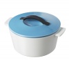 Revolution 642310 10-Inch Round Cocotte with Lid, Caribbean Blue