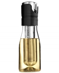 So cool. The Rabbit wine chilling carafe preserves crisp pinots and roses like a champ thanks to a clever stainless steel ice chamber that's a cinch to remove and replace. Just flip back the rubber sleeve to refill ice with ease. So cool. The Rabbit wine chilling carafe preserves crisp pinots and roses like a champ thanks to a clever stainless steel ice chamber that's a cinch to remove and replace. Just flip back the rubber sleeve to refill ice with ease.
