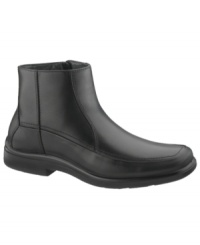 Hush Puppies men's boots are legendary for their attention to comfort and expert craftsmanship. This handsome pair of dress boots for men won't disappoint. Hush Puppies men's boots are legendary for their attention to comfort and expert craftsmanship. This handsome pair of dress boots for men won't disappoint.