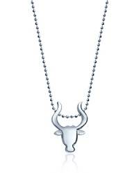 What's your sign? This beautifully rendered Bull pendant necklace will help your stars align in polished sterling silver.