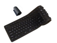 Inland Pro Foldable Black USB Wired Keyboard (70140) Inland Pro Foldable Black USB Wired Keyboard (70140)