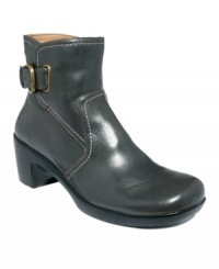 A wedge heel adds a trendy dimension to Easy Spirit's Joanny ankle boots, while the round-toe shape and flex sole provide plenty of comfort. Including buckle hardware embellishment and a zipper closure detail on the side. A wedge heel adds a trendy dimension to Easy Spirit's Joanny ankle boots, while the round-toe shape and flex sole provide plenty of comfort. Including buckle hardware embellishment and a zipper closure detail on the side.
