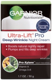 Garnier Ultra- Lift Pro Deep Wrinkle Night Cream, 1.70 Ounce