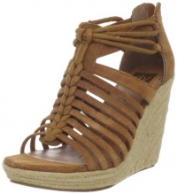 DV by Dolce Vita Women's Tatiana Wedge Sandal, Cognac, 9 M US