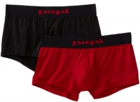 Papi Mens 2-Pack Brazilian Underwear, Red, Medium