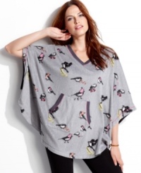 Whether you're lounging or hopping around town, Cuddl Duds Winter Wonderland Cozy poncho is a must-have. It's great for layering and can be worn inside or out. Whether you're lounging or hopping around town, Cuddl Duds Winter Wonderland Cozy poncho is a must-have. It's great for layering and can be worn inside or out.