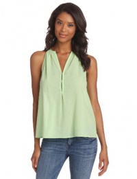Joie Women's Eniko E Cotton Halter Split Neck Top, Minty, X-Small Joie Women's Eniko E Cotton Halter Split Neck Top, Minty, X-Small