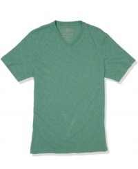 What a softie. Don't be afraid to show off your more gentle side in this super-soft slub t-shirt from American Rag. What a softie. Don't be afraid to show off your more gentle side in this super-soft slub t-shirt from American Rag.