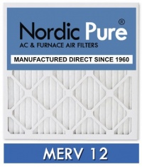 Nordic Pure 20x25x5 Honeywell Replacement AC Furnace Air Filters, MERV 12, Box of 2 Nordic Pure 20x25x5 Honeywell Replacement AC Furnace Air Filters, MERV 12, Box of 2