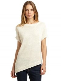 THE LOOKAllover knit constructionBanded hemSubtle tonal colorblockingTHE FITAbout 24 from shoulder to hemTHE MATERIALLinenCARE & ORIGINHand washImportedModel shown is 5'9 (175cm) wearing US size Small. THE LOOKAllover knit constructionBanded hemSubtle tonal colorblockingTHE FITAbout 24 from shoulder to hemTHE MATERIALLinenCARE & ORIGINHand washImportedModel shown is 5'9 (175cm) wearing US size Small.