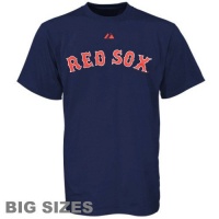 MLB Boston Red Sox Navy Blue Big Sizes Wordmark T-shirt (XXXXX-Large) MLB Boston Red Sox Navy Blue Big Sizes Wordmark T-shirt (XXXXX-Large)