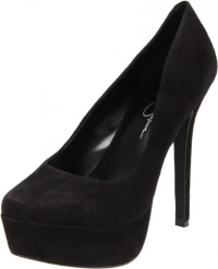 Jessica Simpson Women's Waleo Pump,Black Suede,8 M US Jessica Simpson Women's Waleo Pump,Black Suede,8 M US