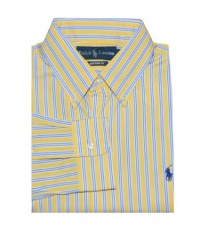 Ralph Lauren Men Custom Fit Striped Pony Logo Shirt Ralph Lauren Men Custom Fit Striped Pony Logo Shirt