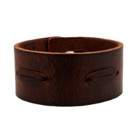 Distressed Vintage ITALIAN Leather Bracelet Unisex 3BR