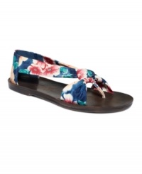 Flower power! The Malin sandals by Blowfish boast bold floral prints and a retro-80s vibe. Flower power! The Malin sandals by Blowfish boast bold floral prints and a retro-80s vibe.
