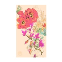 Inspired by the intricate design motifs and saturated hand-dyed colors of Vietnam, this neatly sheared Natori beach towel brings plush luxury to your day in the sun. Inspired by the intricate design motifs and saturated hand-dyed colors of Vietnam, this neatly sheared Natori beach towel brings plush luxury to your day in the sun.