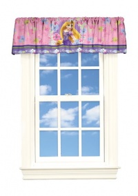 Disney Tangled Flower Garden Microfiber Valance Disney Tangled Flower Garden Microfiber Valance