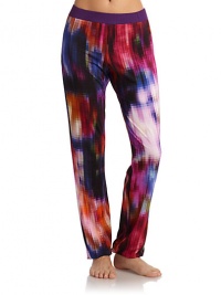 THE LOOKAllover multicolored abstract printBanded waistElastic cuffsTHE FITRise, about 9Inseam, about 29THE MATERIALViscose/polyamideCARE & ORIGINHand washMade in ItalyModel shown is 5'8 (172½cm) wearing US size Small. THE LOOKAllover multicolored abstract printBanded waistElastic cuffsTHE FITRise, about 9Inseam, about 29THE MATERIALViscose/polyamideCARE & ORIGINHand washMade in ItalyModel shown is 5'8 (172½cm) wearing US size Small.