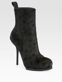 Fine elastic gores and a leather pull-tab top this platform design of leopard-printed calf hair. Stacked heel, 5 (125mm)Island platform, 1 (25mm)Compares to a 4 heel (100mm)Calf hair upper with elastic goresLeather pull-tabLeather lining and solePadded insoleImportedOUR FIT MODEL RECOMMENDS ordering one half size up as this style runs small. Fine elastic gores and a leather pull-tab top this platform design of leopard-printed calf hair. Stacked heel, 5 (125mm)Island platform, 1 (25mm)Compares to a 4 heel (100mm)Calf hair upper with elastic goresLeather pull-tabLeather lining and solePadded insoleImportedOUR FIT MODEL RECOMMENDS ordering one half size up as this style runs small.