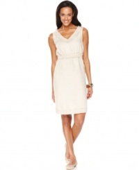 Rendered in breezy linen, this petite Charter Club dress is a springtime staple. Pair it with flats and a tote bag for effortless style day or night. (Clearance) Rendered in breezy linen, this petite Charter Club dress is a springtime staple. Pair it with flats and a tote bag for effortless style day or night. (Clearance)
