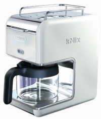 DeLonghi Kmix 5-Cup Drip Coffee Maker, White DeLonghi Kmix 5-Cup Drip Coffee Maker, White