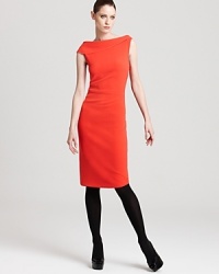 Rendered with a hint of stretch, this Rachel Roy sheath dress glides over your curves for a flawless, feminine silhouette. Modernize the classic style with chic tights and sculptural heels. Rendered with a hint of stretch, this Rachel Roy sheath dress glides over your curves for a flawless, feminine silhouette. Modernize the classic style with chic tights and sculptural heels.