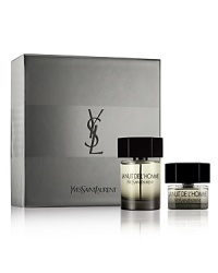 The LA NUIT DE L'HOMME Yves Saint Laurent Holiday Gift Set contains a 3.3 oz Eau de Toilette Spray, and a 1.7 oz Eau de Toilette Spray.