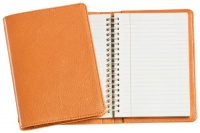 Graphic Image Wire-O-Notebook, Goatskin Leather, 7-Inches, Orange (JS7MRBLGTIORG) Graphic Image Wire-O-Notebook, Goatskin Leather, 7-Inches, Orange (JS7MRBLGTIORG)