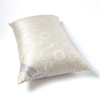 This light down Sferra king pillow is designed to cocoon you in sweet dreams. The Sferra Down Collection boasts an amazing variety of down duvets and sleeping pillows. Carefully constructed of down clusters, which interlock and trap air to keep you warm, but also have the remarkable ability to keep you comfortable, Sferra down offers varying levels of fill power to customize the perfect sleeping experience. A measure of efficiency, the higher the fill power number, the better the down and the greater its insulating value. With a weight and a loft for everyone, one will be just right for you.