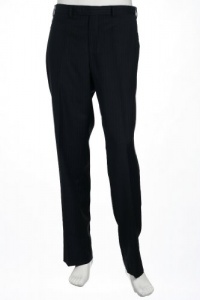 Alfani Red Pinstripe Navy Flat Front Dress Pants Alfani Red Pinstripe Navy Flat Front Dress Pants
