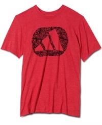 What a softie. Don't worry, your cool, sporty persona will be safe when you're wearing this extra-soft graphic t-shirt from adidas. What a softie. Don't worry, your cool, sporty persona will be safe when you're wearing this extra-soft graphic t-shirt from adidas.