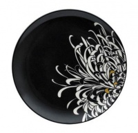 Denby Monsoon Home Chrysanthemum Charcoal 8-3/4-Inch Salad Plate Denby Monsoon Home Chrysanthemum Charcoal 8-3/4-Inch Salad Plate
