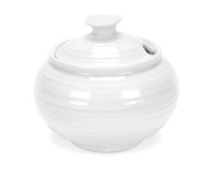 Portmeirion Sophie Conran White Covered Sugar Portmeirion Sophie Conran White Covered Sugar