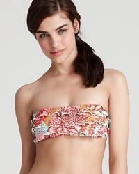 This bikini's floral print pays homage to Ondademar's vibrant South American roots. This bikini's floral print pays homage to Ondademar's vibrant South American roots.