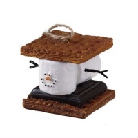 2 Decorative S'mores Sandwich Christmas Ornament 2 Decorative S'mores Sandwich Christmas Ornament