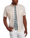Calvin Klein Sportswear Men's Short Sleeve Fine Plaid Woven Shirt