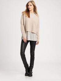 A go-to for feel-good knitwear, this cashmere classic has allover ribbing and dropped shoulders. V-neckDropped shouldersLong sleevesCashmereDry cleanImportedModel shown is 5'10 (177cm) wearing US size Small. Additional Information Women's Premier Designer & Contemporary Size Guide A go-to for feel-good knitwear, this cashmere classic has allover ribbing and dropped shoulders. V-neckDropped shouldersLong sleevesCashmereDry cleanImportedModel shown is 5'10 (177cm) wearing US size Small. Additional Information Women's Premier Designer & Contemporary Size Guide