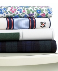 Class act. Sumptuous and soft, the University sheet set from Lauren Ralph Lauren makes the grade with smooth 250 thread count cotton. Choose from hip prints that deck out your bed in style. Class act. Sumptuous and soft, the University sheet set from Lauren Ralph Lauren makes the grade with smooth 250 thread count cotton. Choose from hip prints that deck out your bed in style.