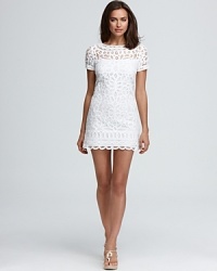 Brimming with ladylike charm, this Lilly Pulitzer dress showcases delicate lace cast in a floral motif. Team with espadrilles and step out into the sunshine. Brimming with ladylike charm, this Lilly Pulitzer dress showcases delicate lace cast in a floral motif. Team with espadrilles and step out into the sunshine.