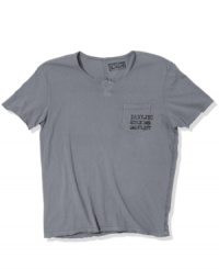 With cool casual styling, this shirt from DKNY Jeans chills out your weekend wardrobe. With cool casual styling, this shirt from DKNY Jeans chills out your weekend wardrobe.