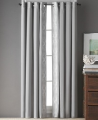 Two to tango. Allover embroidery renders supreme texture in these Tango panels from Bryan Keith, featuring a delicate color palette of muted gray for a soothing appeal. Two to tango. Allover embroidery renders supreme texture in these Tango panels from Bryan Keith, featuring a delicate color palette of muted gray for a soothing appeal.