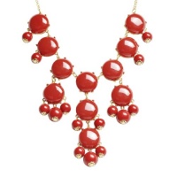 Bubble Necklace,Statement Necklace, Bubble Jewelry(Fn0508-Red) Bubble Necklace,Statement Necklace, Bubble Jewelry(Fn0508-Red)