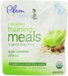Plum Organics Baby Training Meals Apple Cinnamon Oatmeal, 4-Ounce Pouches (Pack of 12)